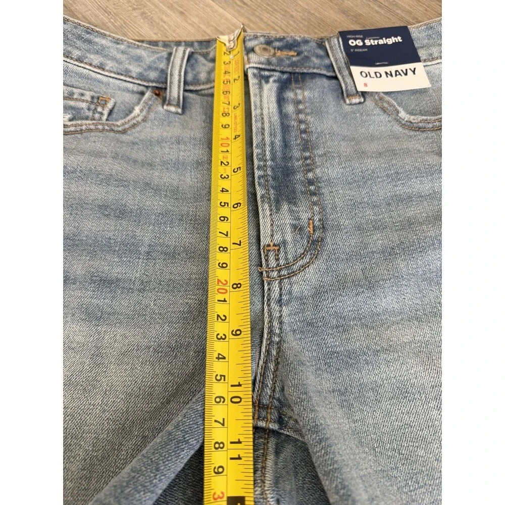 Old Navy NWT High Rise OG Straight Denim Shorts Size 8